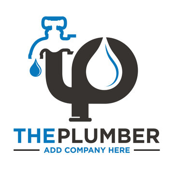The Plumber with initial TP logo, suitable for plumbing logo industries. logo design vector.