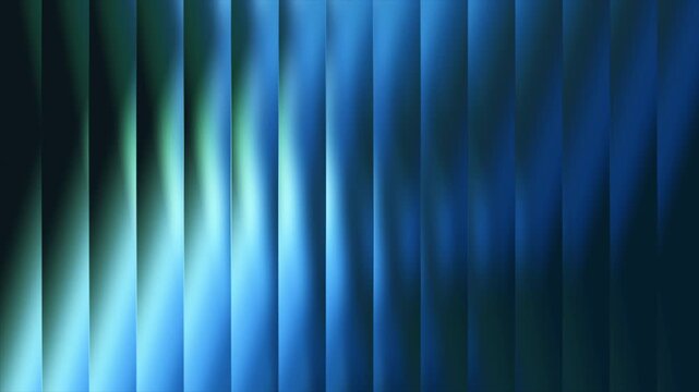 Blue Abstract Background with Vertical Stripes and Glowing Metallic Gradient Light for Modern Tech Presentation Wallpaper