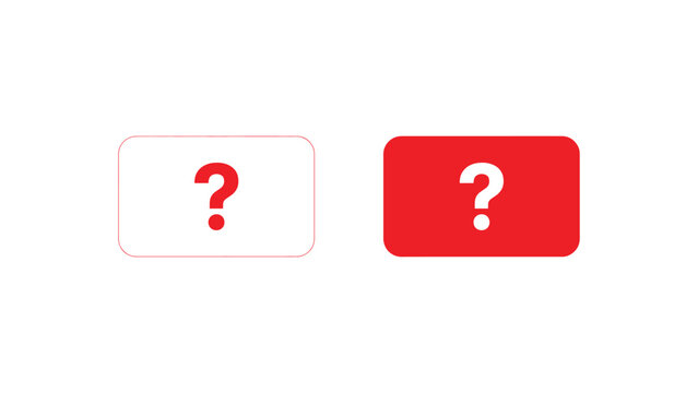 Help and FAQ Support Icon for Customer Service and Information
