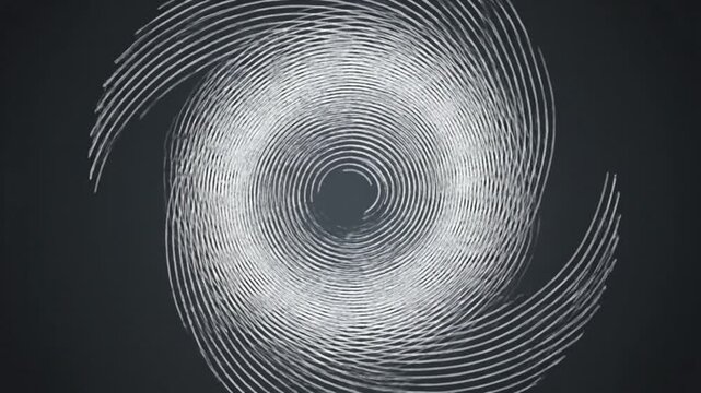 Abstract visualization of complex thought processes and subconscious mind motion graphics in a digital vortex