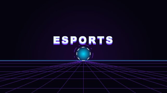 Futuristic Gaming Logo Reveal Quantum Core Arena AAA Cinematic Intro Loop