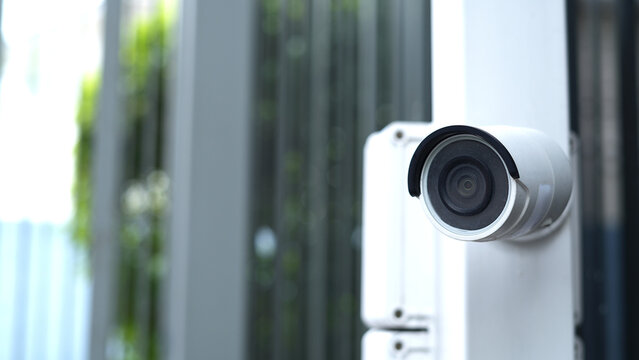 CCTV security system to prevent theft within the housing estate.