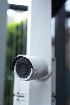 CCTV security system to prevent theft within the housing estate.