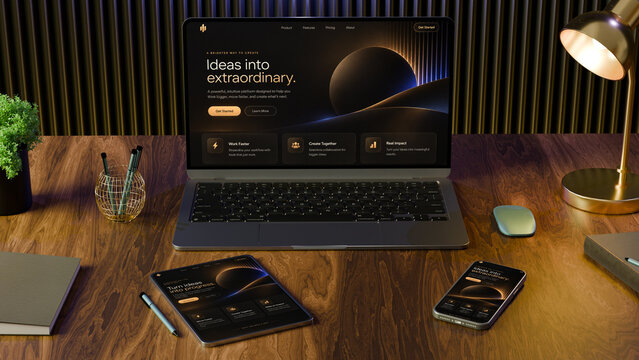 Multi Device Website & App Presentation
