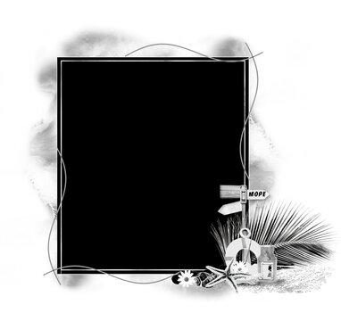 Album design musk frame 70