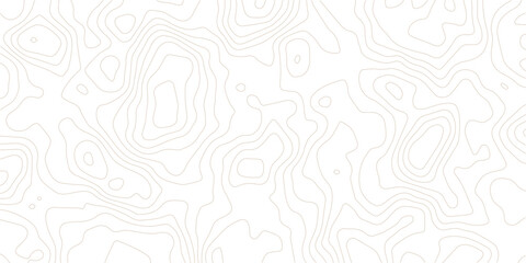 Abstract topographic map contour line pattern on white background with contour lines geography background elevation lines cartography design minimalist text © MD