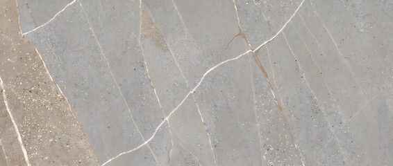 Grey marble texture with speckled mineral flecks and bold gold veins creates a striking modern background for luxury design © UmmeFarhatunnesa