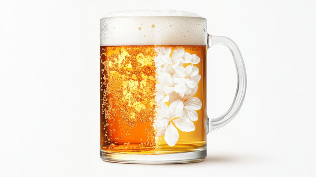 Tall glass full of beer, half full and empty. Vector realistic set of clear mug with gold frothy drink with white foam and bubbles. Mockup of glass with lager beer isolated on transparent background