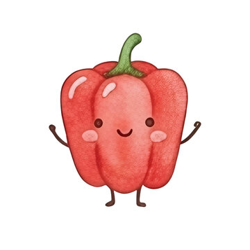 bell peper cartoon character