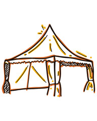circus tent vector illustration © Ncep23