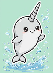 Narwhal icon © Naovi