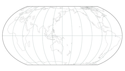 Equal Earth projection blank map/world map © NANANAMUu