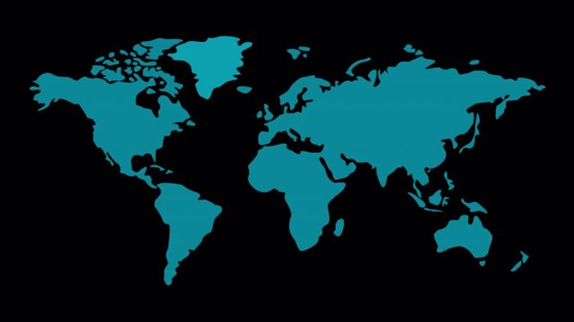 Digital open maps on future technology 4k video asset
