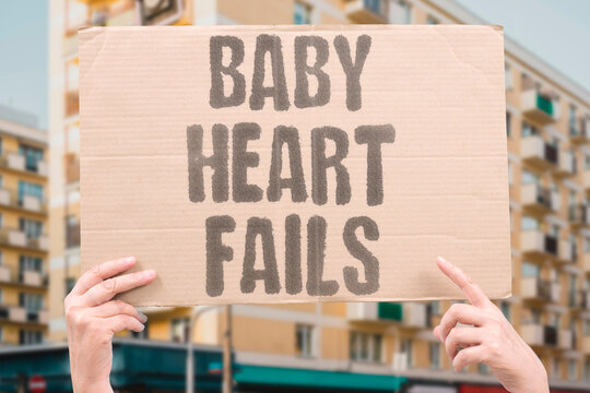 "Baby heart fails" Fetal heart defects can be detected before birth. HEART. DEFECT. FETUS. BIRTH. DETECT.