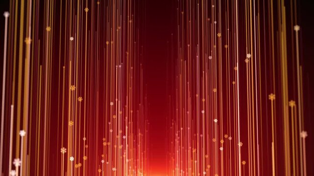 Red christmas elegance abstract background, loop.