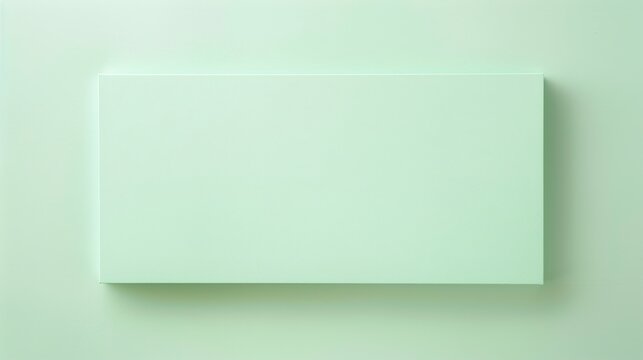  : Light Dusty Mint Green Rectangular Background Minimal Solid Color Design