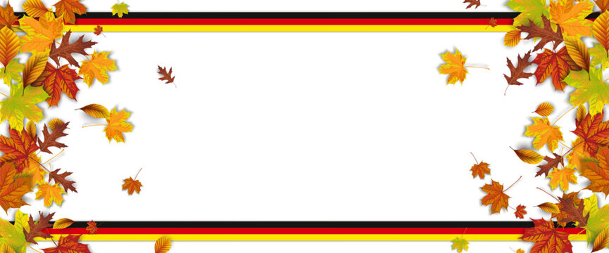 Deutschland Herbst Transparent Banner