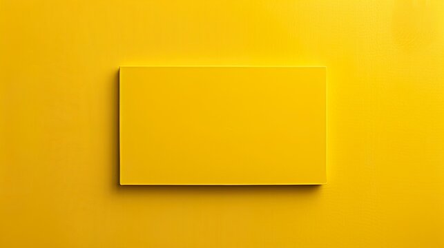  Clean Yellow Rectangular Background Minimal Solid Color Design for Modern Projects