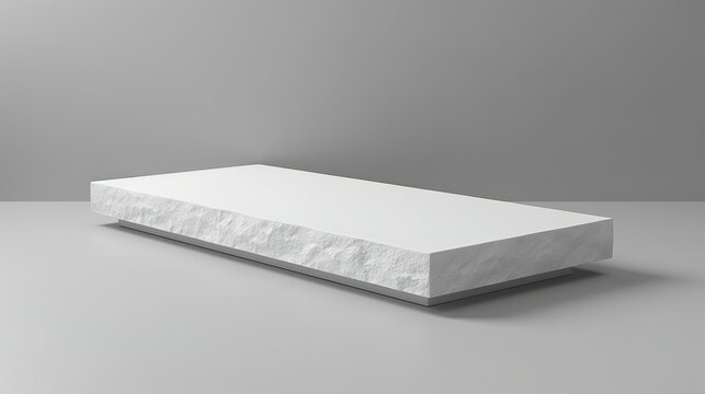 Clean White Rectangular Background Minimal Blank Space for Design