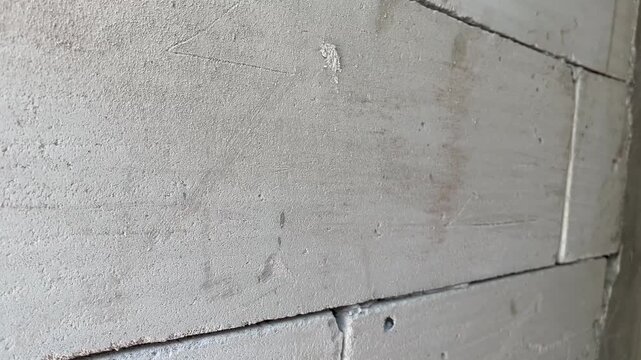 Unfinished Lightweight Concrete Block Wall Texture