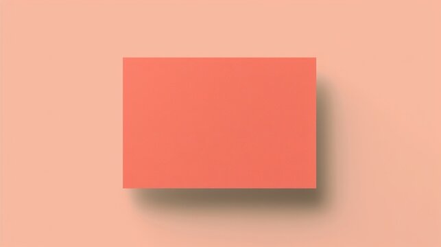 Clean Salmon Colored Rectangular Background Single Color