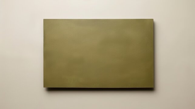 Olive Tinted Beige Rectangular Background Minimal Solid Color