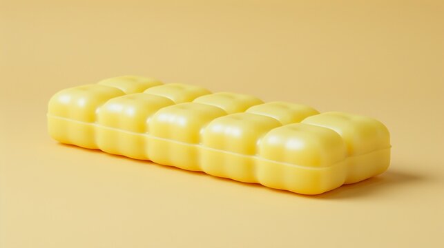Light Yellow Rectangular Background Minimal Solid Color