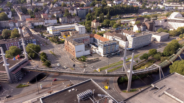 View of the Old Town of Wuppertal in North Rhine Westphalia