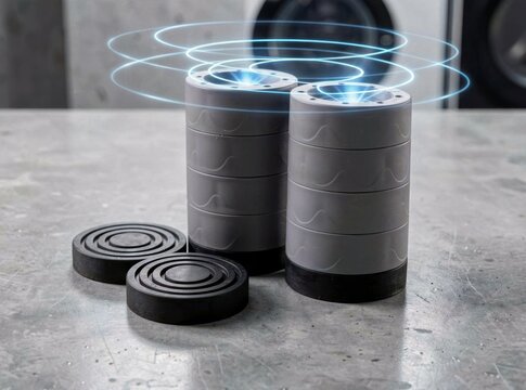Anti vibration pads for washing machine and dryer technology