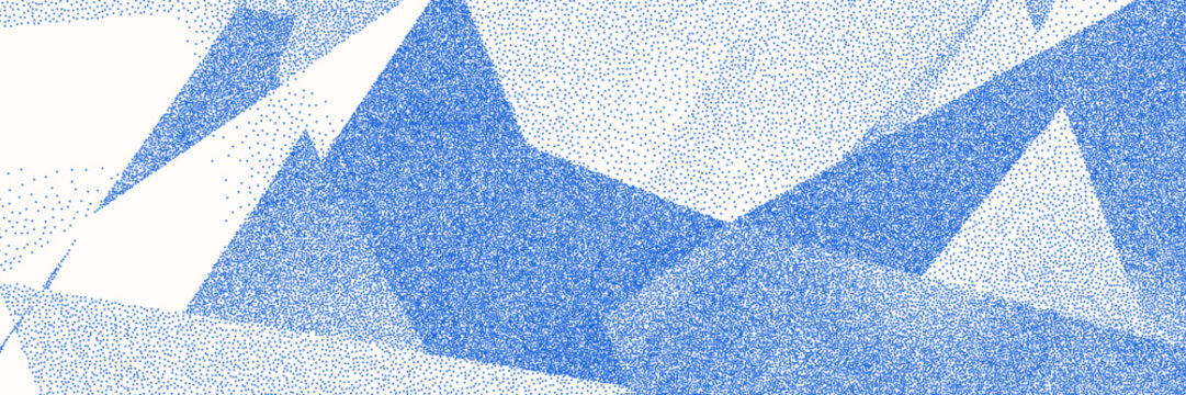 Graphic geometric background. Stipple effect backdrop in vector for design template, poster, project.