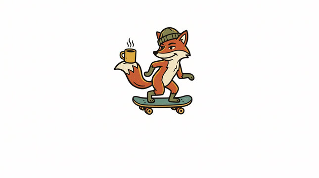 Desain logo maskot kartun retro bergaya rubber hose klasik tahun 1930-an dengan outline tegas untuk kebutuhan identitas merek, apparel distro, stiker, dan produk kreatif.