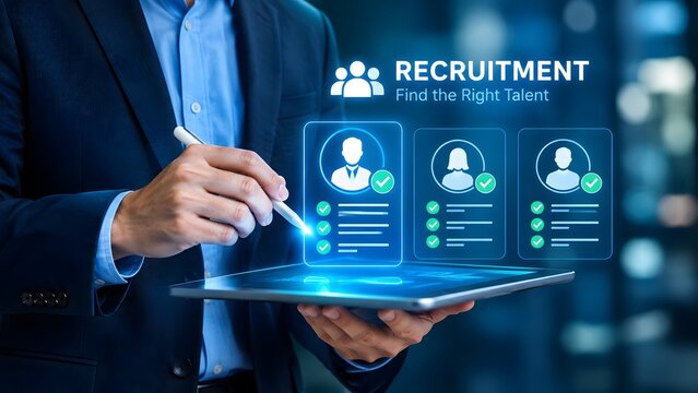 Digital recruitment process leveraging technology to find attract and secure top talent in a competitive job market landscape