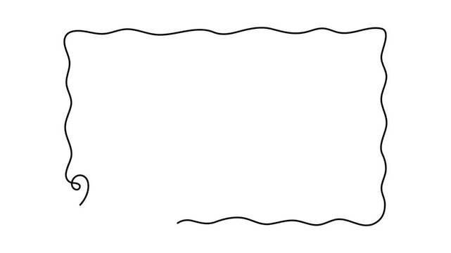  2027 new year lettering calligraphy text on frame one line art animation, continuous line drawing holiday festive congratulations banner motion, christmas celebration numbers. 4k self-drawing video