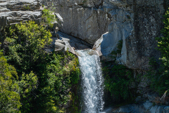 cascada las animas waterfall in cajon del achibueno chile