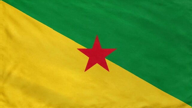 French Guiana Flag Waving Animation &ndash; French Guiana Flag Background