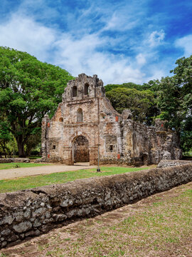 Nuestra Senora de la Limpia Concepcion del Rescate Church Ruins, Ujarras, Cartago Province, Costa Rica