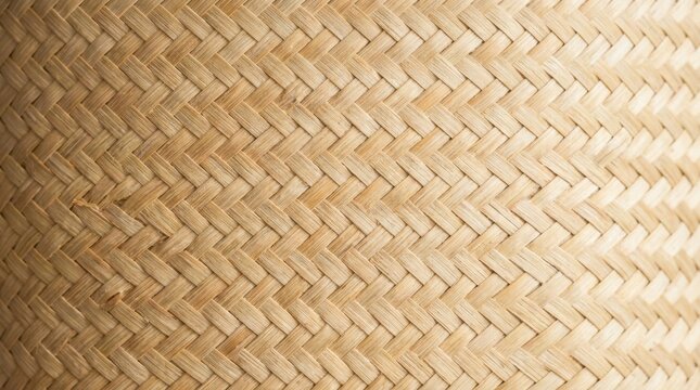 thai woven bamboo texture seamless Woven bamboo mat with intricate crisscross pattern and natural tones.