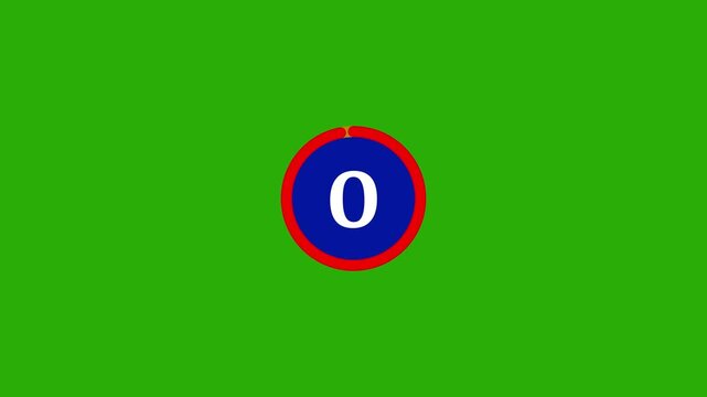 Countdown Concept with Number 5 and Loading Circle
Number 5 Timer Symbol with Bright Green Circular Outline