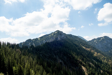 Obraz premium Rampoldplatte mountain, Wendelstein area in Bavaria, Germany