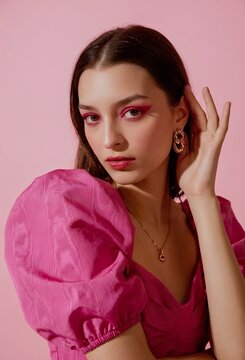 Woman with healthy and shiny skin 