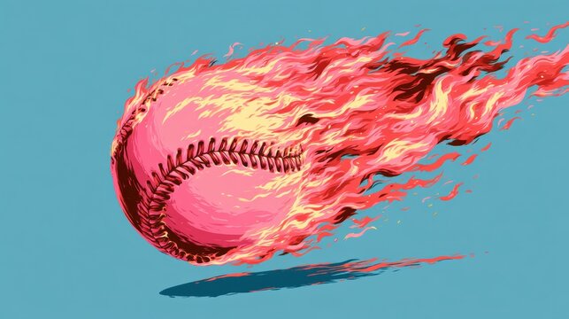 Baseball on white background,Baseball player hitting ball with bat,home run,baseball or t shirt, posters and banner,sport day, Baseball Icon Concept,Vector Template.