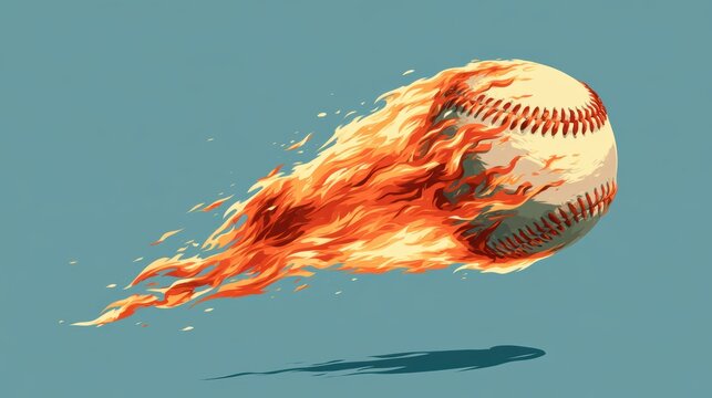Baseball on white background,Baseball player hitting ball with bat,home run,baseball or t shirt, posters and banner,sport day, Baseball Icon Concept,Vector Template.