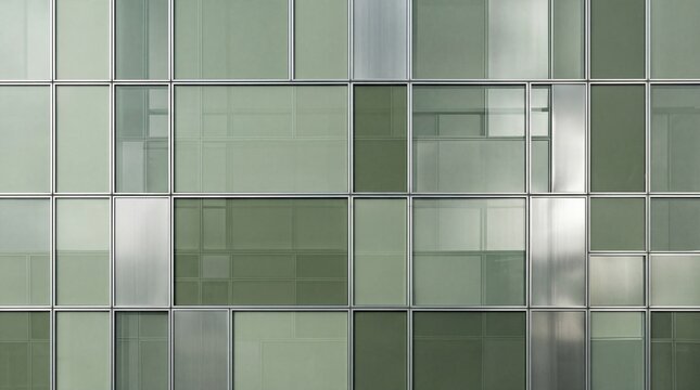 Modern Glass and Metal Architectural Building Facade