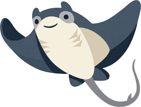 Friendly Manta Ray