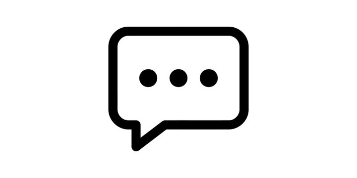Chat Message Speech Bubble Communication Icon