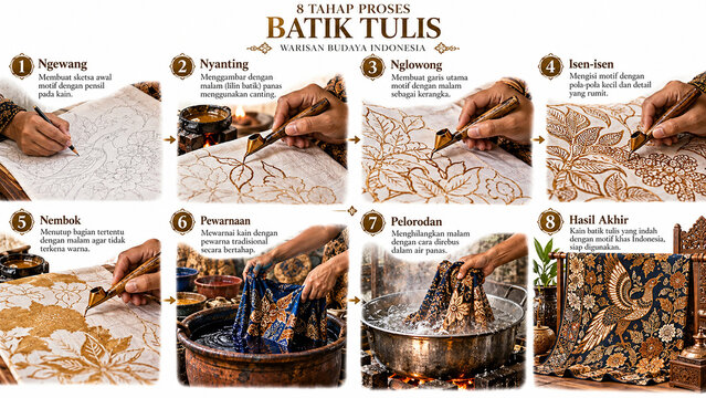 The Ancient Art of Indonesian Batik Tulis Exploring Traditional Wax Application and Fabric Dyeing Techniques