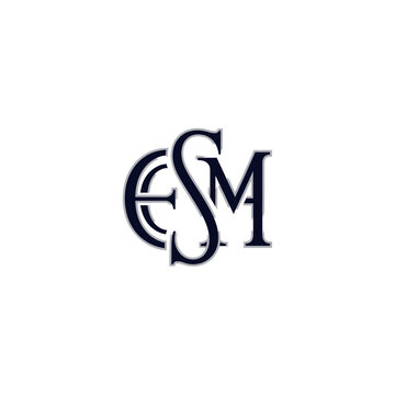 Elegant CSM Monogram Logo Design Vintage Lettermark Typography Icon Isolated