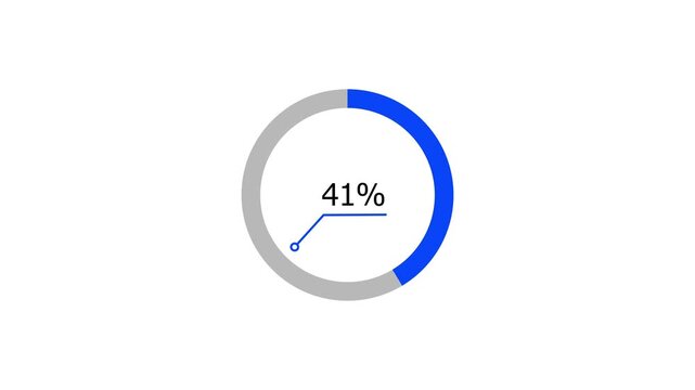 A dynamic modern circle loading animation, and on a black background is loading from 1 to 41 .