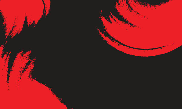 abstract background with red hair