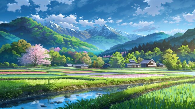 里山の風景」の写真素材 | 41,966件の無料イラスト画像 | Adobe Stock